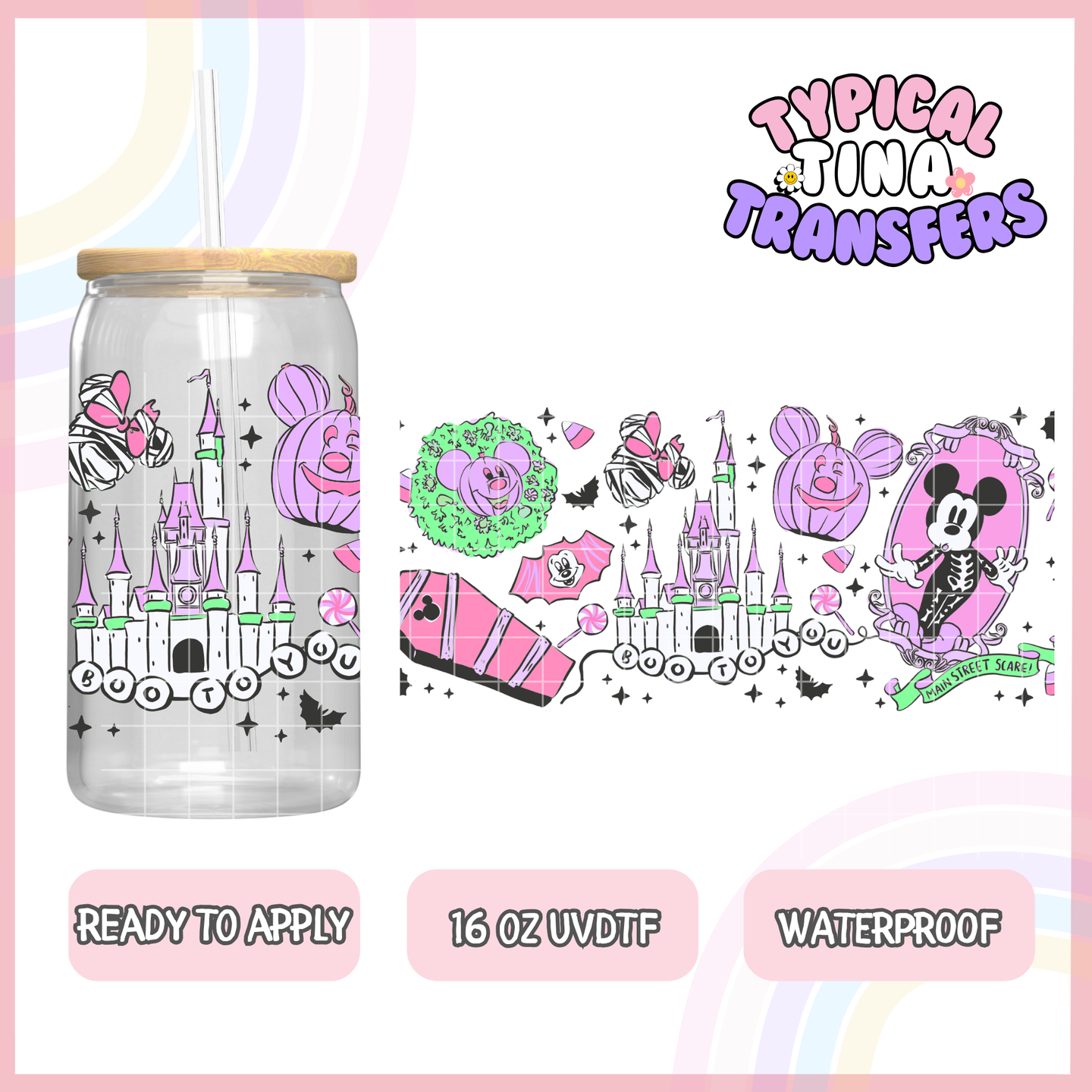 UVDTF #8137 | 16oz UVDTF Wrap | POD